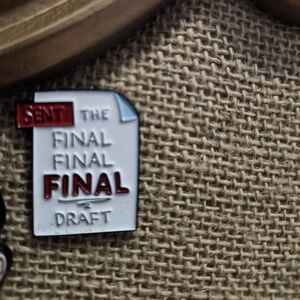 Final Draft Enamel Pin